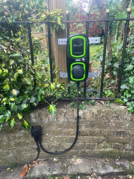 Rolec HomeSmart EV charge point in original colours